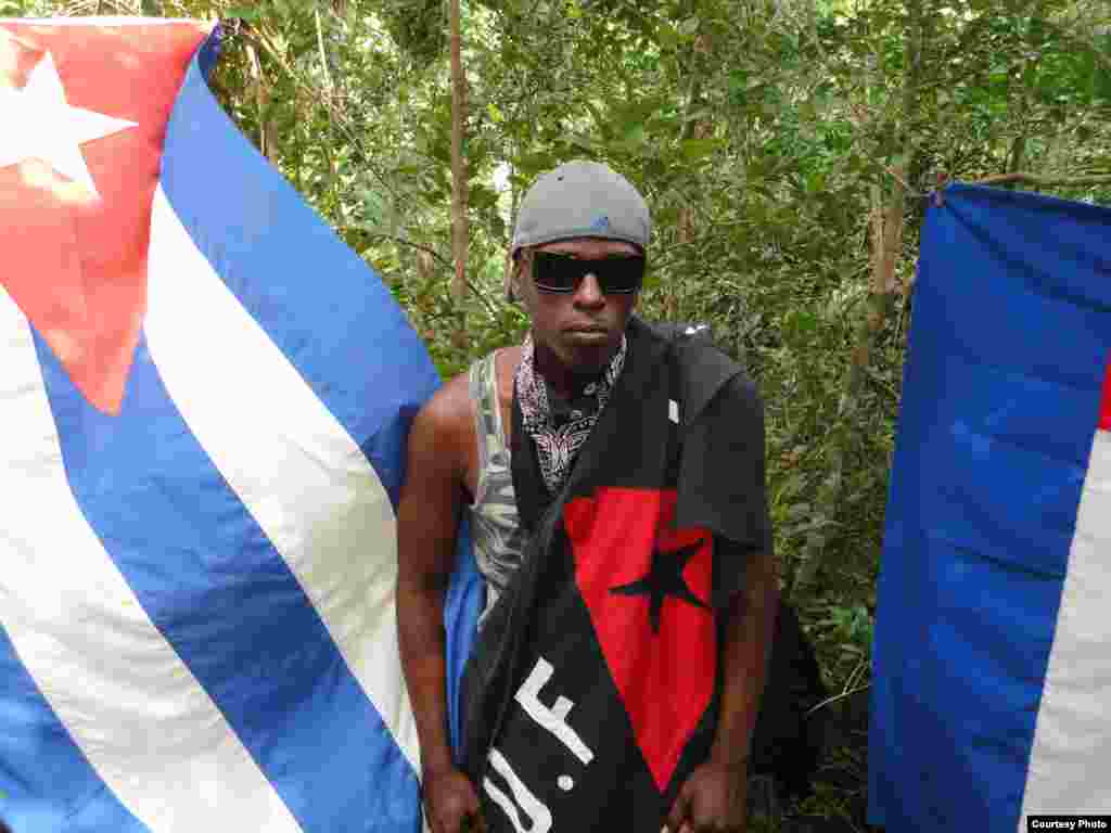 Alexander Rondón, integrante de UFLF, Detenidos en Unidad de Operaciones, Pedernales, Holguín. Cortesía Juannier R. Matos.
